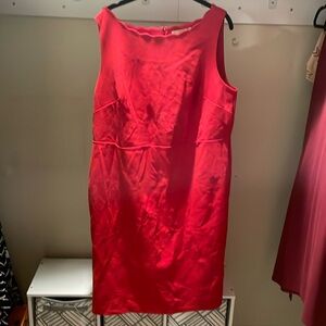 NWT Red Scalloped Dress